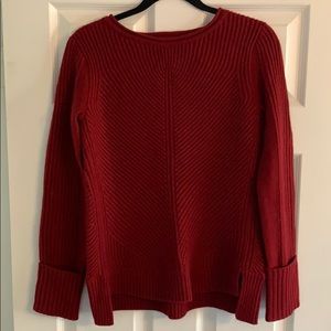 Vince Ribbed Wool and Cashmere Sweater